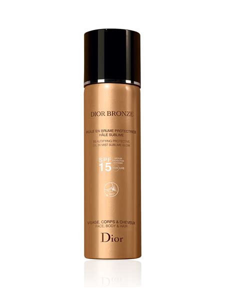 dior bronze huile protectrice|Dior Bronze Huile en brume protectrice hâle sublime spf15 .